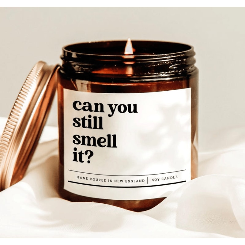 Can You Still Smell It Candle Funny Sarcastic Candle Gift Minimalist Aesthetic Candle 0