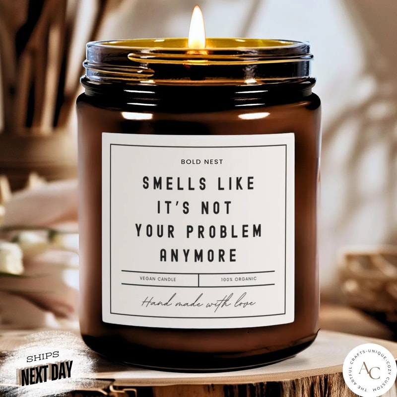 Funny Boss Candle Boss Appreciation Gift Bosss Day Secret Santa Office Humor Soy Candle 0