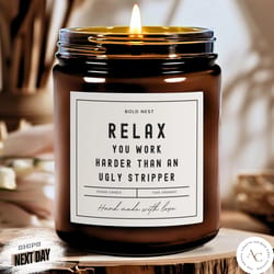 rude joke candle gift set funny scented candle for her birthday gag gift
