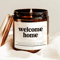 Welcome Home Candle Housewarming Gift New Home Soy Candle Minimalist Cozy Decor Realtor Closing Gif 0