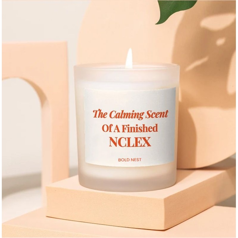 NCLEX Funny Nurse Candle Gift For Nursing Students Nurse Graduation Gift Nurse In The Making Candl 0