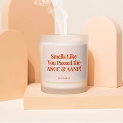 funny nurse candle gift for nursing students | graduation gift, nurse in the making candle