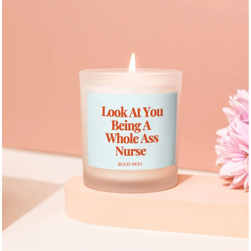 Funny Nurse Candle Gift For Nursing Students Nursing Graduation Gift Nurse Humor Candle 0