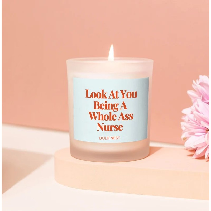 Funny Nurse Candle Gift For Nursing Students Nursing Graduation Gift Nurse Humor Candle 0