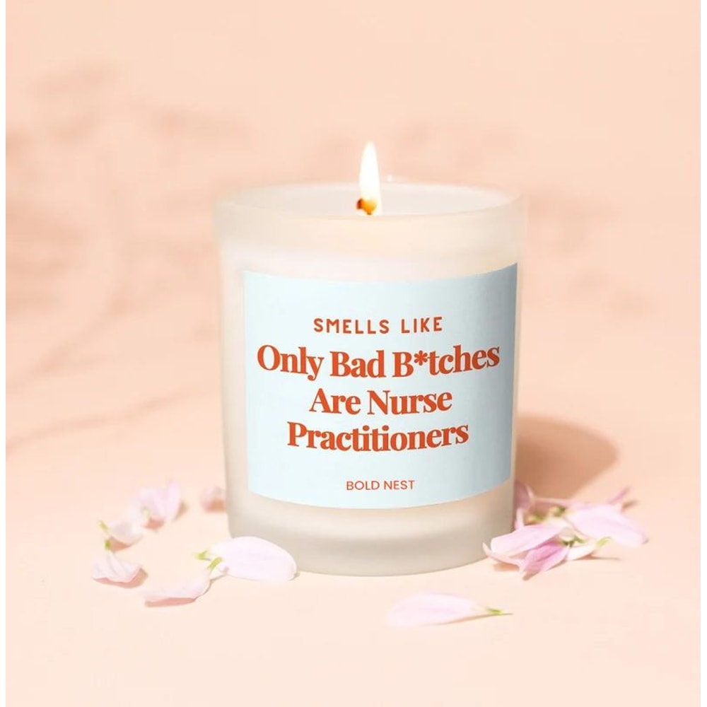 Nurse Practitioner Candle Gift NP Appreciation Graduation Humor Candle For Nurses Nursing Studen 0