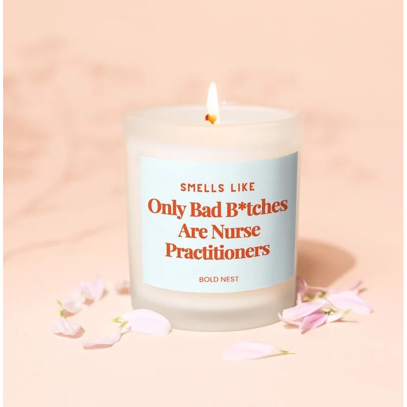 Nurse Practitioner Candle Gift NP Appreciation Graduation Humor Candle For Nurses Nursing Studen 0