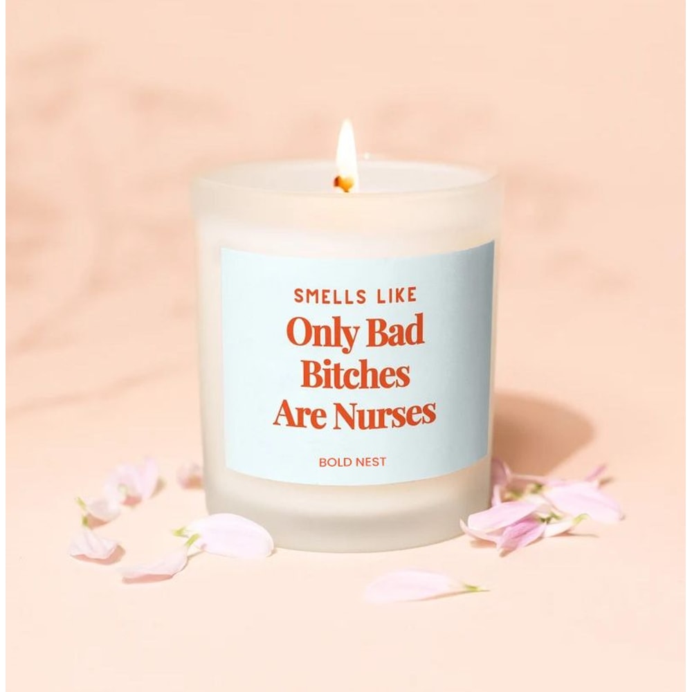 Funny Nurse Candle Gift For Nursing Students Graduation Nurse Appreciation Humor Candle Unique RN 0