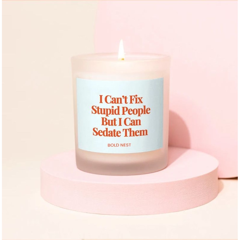 Funny Nurse Candle Gift For Nursing Students Graduation RN Appreciation Unique Nurse Humor Candle 0