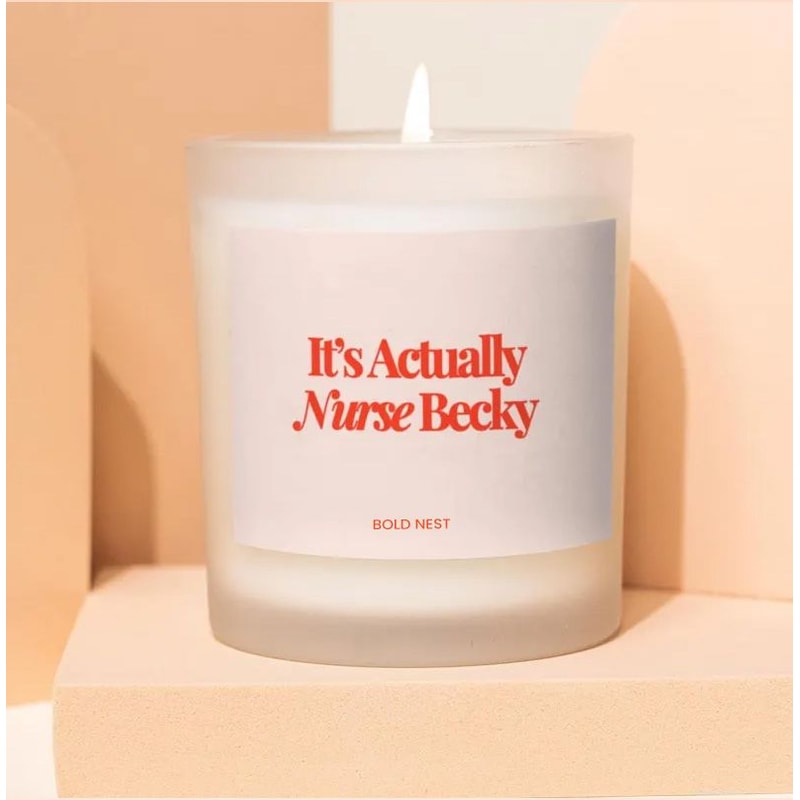 Personalized Nurse Graduation Candle Gift Funny Nurse Gift For Her New Nurse Nursing Student Appr 0