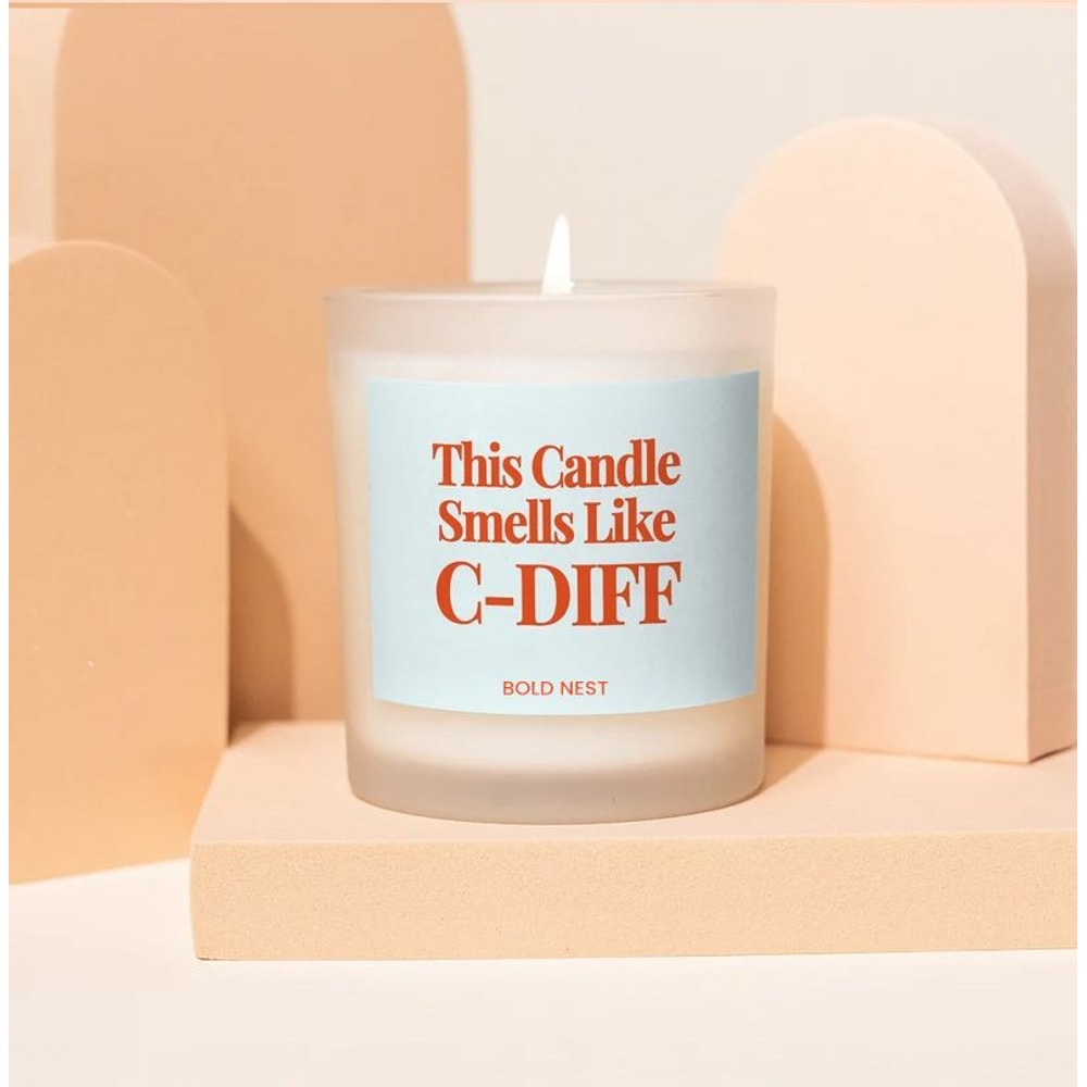 Funny Nurse Candle Gift This Candle Smells Like C Diff Nurse Appreciation GI Doctor Hospital Hum 0