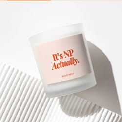 funny nurse practitioner candle gift | np graduation & pediatric nurse appreciation humor candle