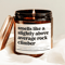 Smells Like A Slightly Above Average Rock Climber Candle Funny Climbing Gift Soy Candle For Mountai 0