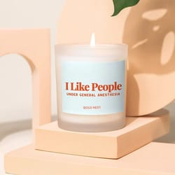 funny nurse anesthesia candle gift | crna, nurse anesthetist & anesthesiologist graduation humor candle