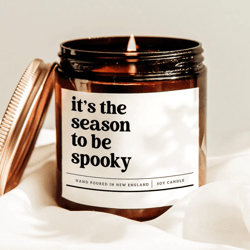 halloween soy candle spooky season candle funny fall candle gift autumn decor aesthetic halloween home decor