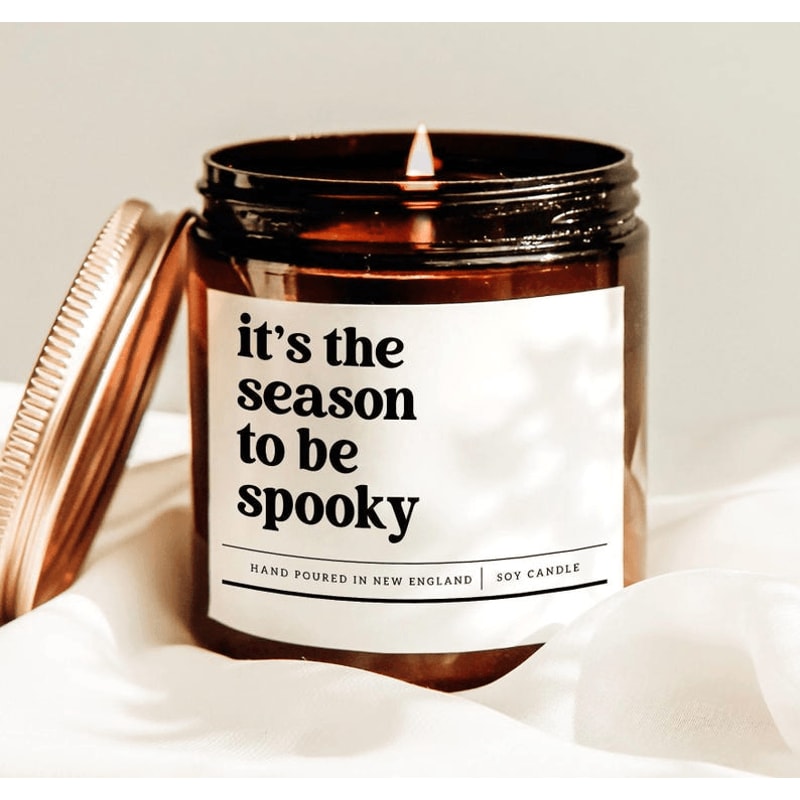 Halloween Soy Candle Spooky Season Candle Funny Fall Candle Gift Autumn Decor Aesthetic Halloween H 0