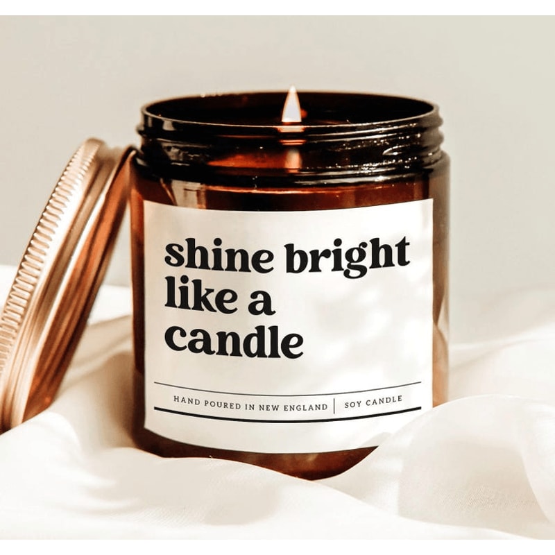 Inspirational Soy Candle Gift Motivational Candle Minimalist Home Decor Positive Quote Candle Encou 0