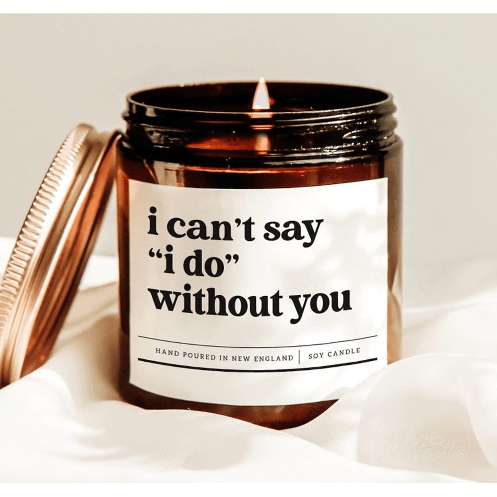 Bridesmaid Proposal Candle Wedding Party Gift Maid Of Honor Candle Funny Bridesmaid Gift Soy Candle 0
