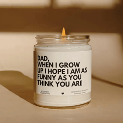 funny dad candle gift soy wax candle for dad fathers day joke candle