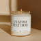 Custom Soy Candle Personalized Label Candle Create Your Own Funny Gift Candle 1