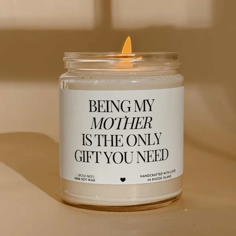 Mothers Day Candle Best Mom Gift Funny Mom Soy Wax Candle Birthday Gift For Mom Relaxing Home Decor 0