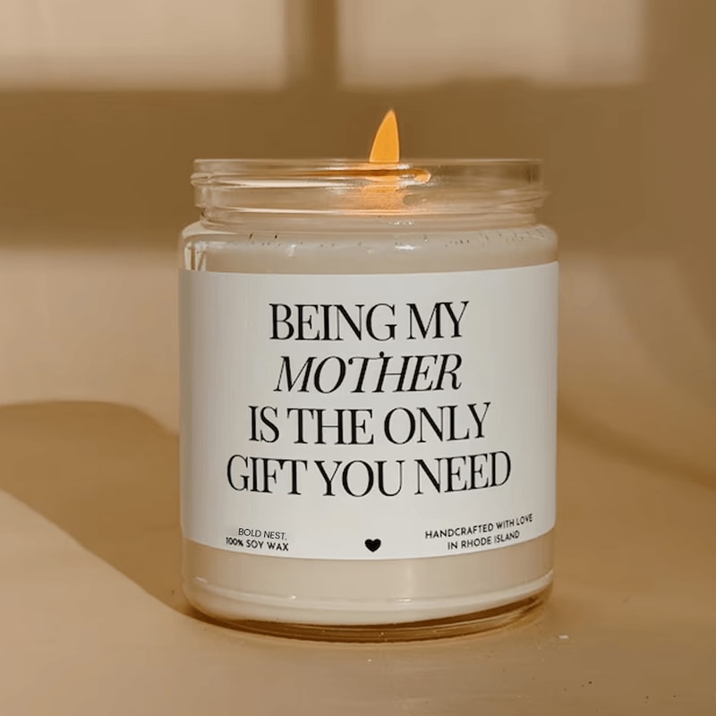 Mothers Day Candle Best Mom Gift Funny Mom Soy Wax Candle Birthday Gift For Mom Relaxing Home Decor 0