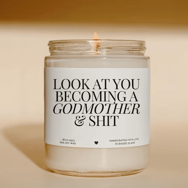 Godmother Gift Worlds Best Godmother Candle Soy Wax Gift For Godmother Baptism Birthday Christmas P 0