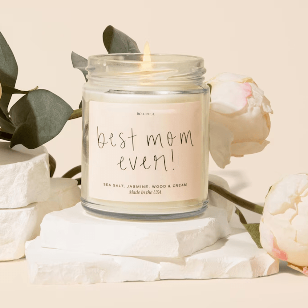 Best Mom Ever Soy Candle Mothers Day Candle Gift For Moms New Moms Cozy Self Care 0