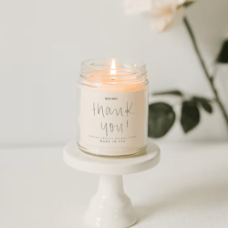 birthday cake soy candle - vanilla buttercream candle gift for birthday celebrations & cozy moments
