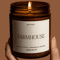 Farmhouse Apple Pie Soy Wax Candle Apple Orange Clove Fall Scented Amber Jar Candle 0