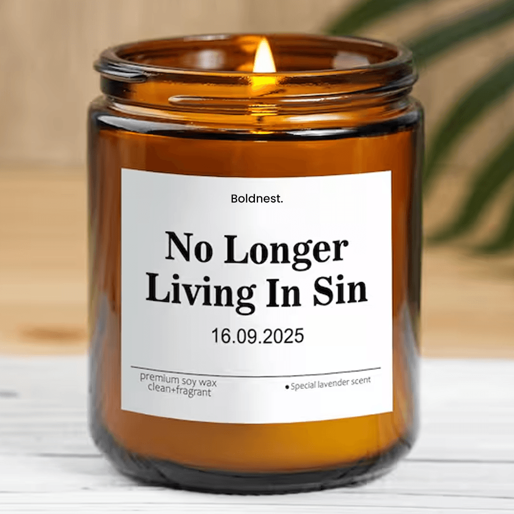 Funny Engagement Candle Engagement Gift For Couple Wedding Countdown Gift Newly Engaged Gift Bride 0