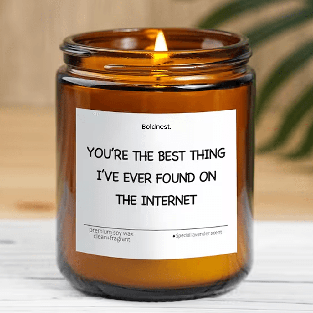 Funny Long Distance Relationship Gift Internet Love Candle Boyfriend Gift Girlfriend Gift Anniversa 0