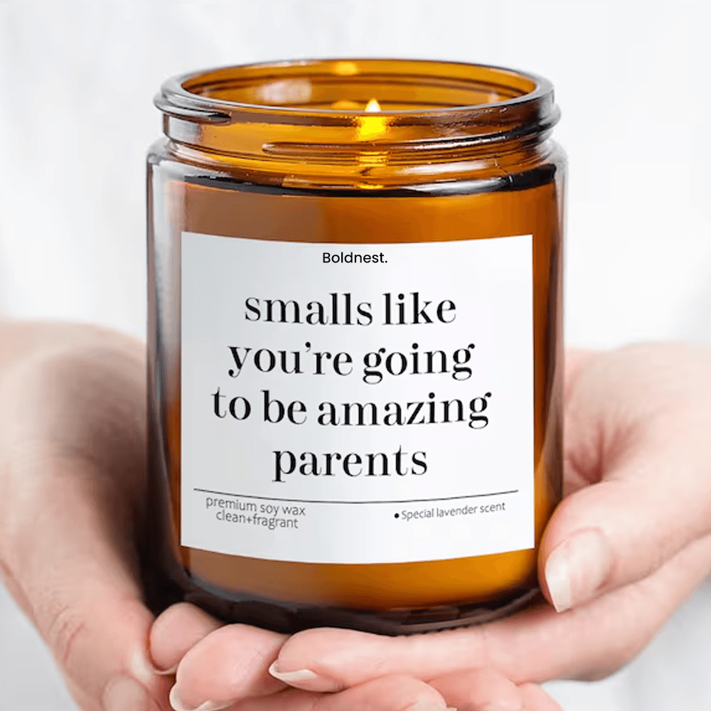 Pregnancy Announcement Candle New Parents Gift Smells Like Youre Going To Be Amazing Parents 9 Oz S 1