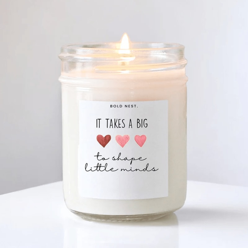 Teacher Appreciation Candle Gift For Teacher Mentor Gift Preschool Teacher Thank You Gift End Of Ye 0
