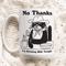No Thanks Im Drinking Milk Tonight Mug Funny Cat Coffee Mug Cowboy Cat Mug Cute Ceramic Coffee Cup 0