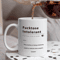 Funny Fucktose Intolerant Sarcastic Coffee Mug Offensive Humor Definition Cup Gag Gift For Friends 0