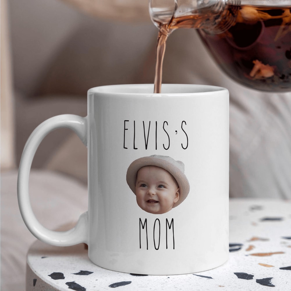 Personalized Baby Photo Mug Custom Baby Picture Printed Ceramic Coffee Cup Gift For Mom 0
