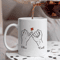 Pinky Promise Couple Mug Custom Name Cute Coffee Cup Colorful Romantic Valentine Anniversary Gift 0