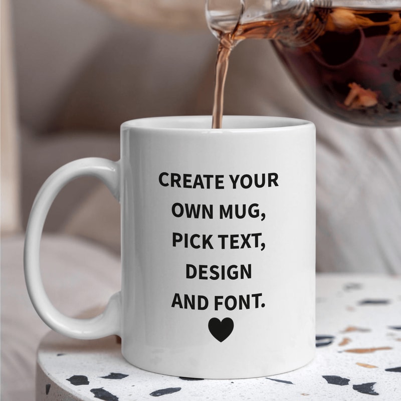Personalized Ceramic Mug Custom Coffee Lover Mug Anniversary Gift Custom Photo Mug Gift For Mom He 0