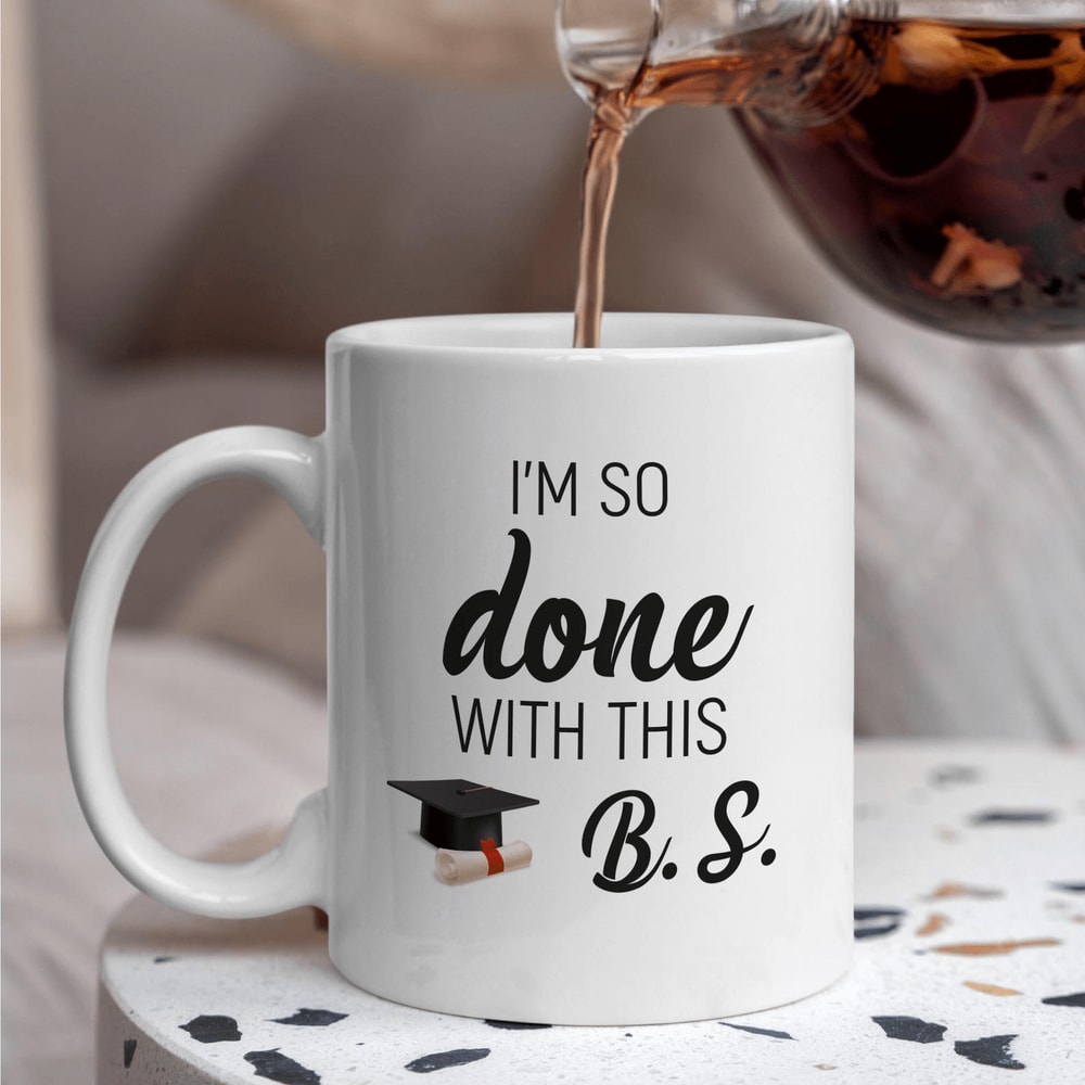 Custom Graduation Mug Personalized College Graduation Coffee Mug Ceramic Gift Cup For Graduate 0