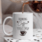 Drinking Coffee Together Since 1980 Mug Personalized Couple Coffee Mug Anniversary Gift For Parents 0