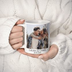 personalized photo mug, custom photo coffee mug, photo printed gift mug for her and loved ones