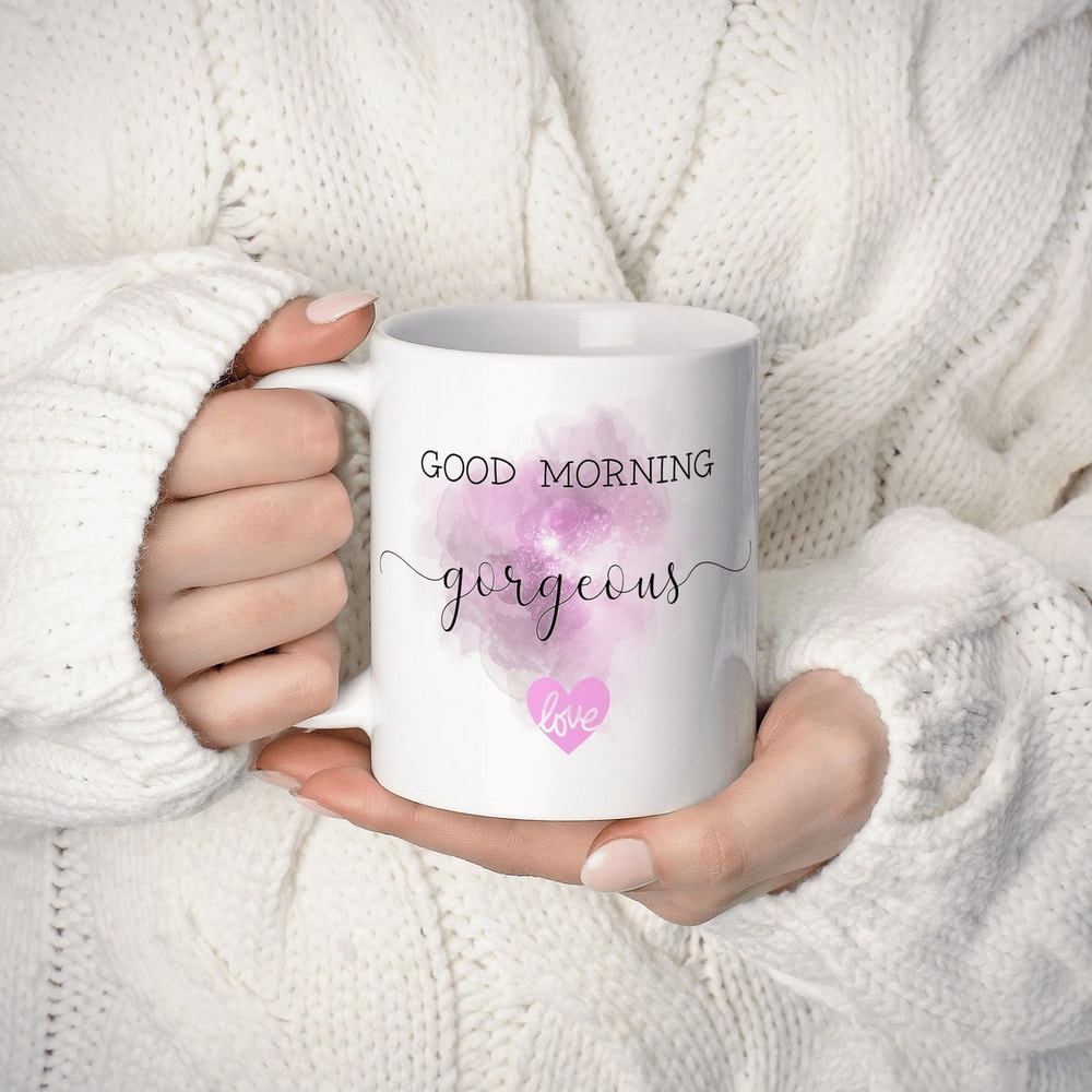 Good Morning Gorgeous Mug Anniversary Gift Coffee Mug For Wife Romantic Mug For Girlfriend Valentin 0