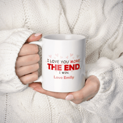 personalised love coffee mug, custom family gift mug for mother dad daughter boyfriend christmas
