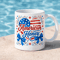 American Honey Mug Coquette Bow Patriotic Coffee Cup 4th Of July Red White Blue Summer Gift Mug 0