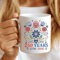Floral America Mug 4th Of July Mug America 250 Patriotic Coffee Cup Independence Day Floral Gift 0