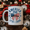 America 250 Patriotic Bow Coffee Mug 4th Of July Independence Day Ceramic USA Anniversary Cup 0