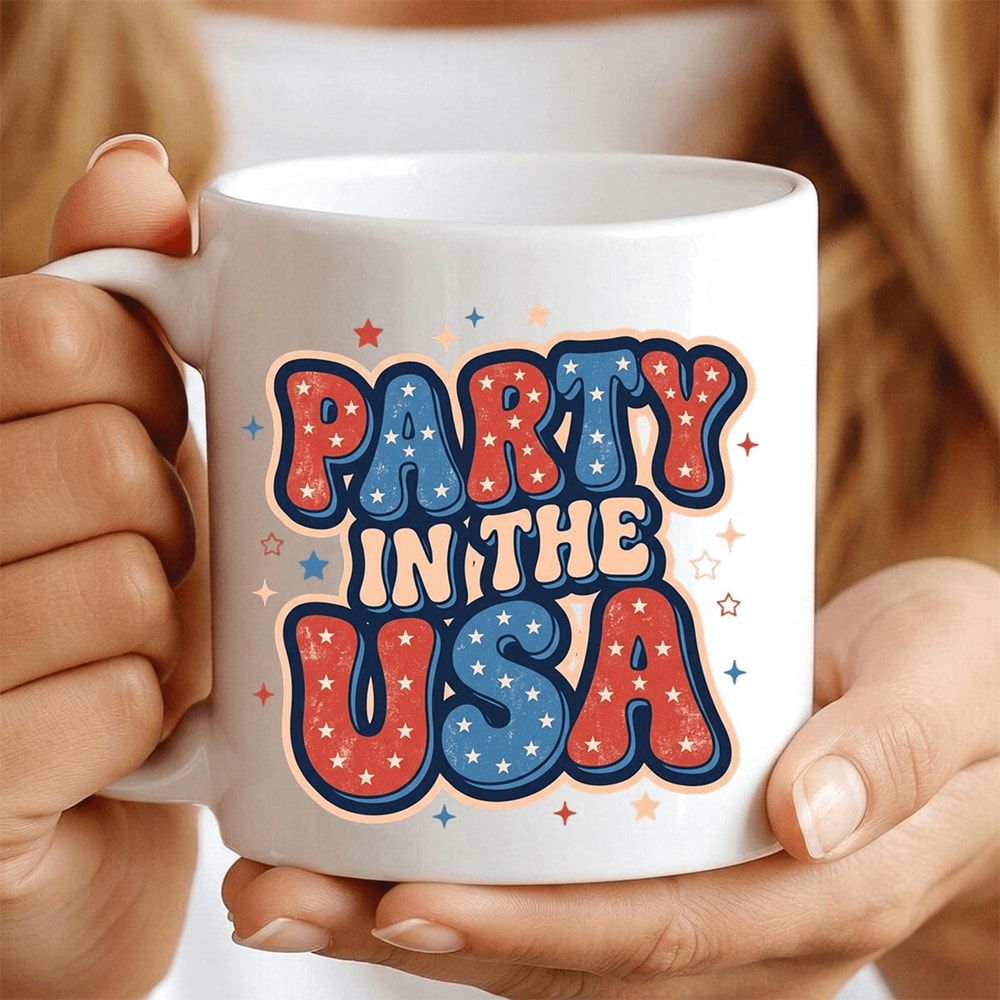 Retro USA Patriotic Mug 250th Anniversary Ceramic Coffee Cup 17762026 4th Of July Gift 0