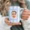Personalized Baby Face Photo Mug Stripe Custom Kids Picture Cup New Mom Dad Grandparents Gift 0