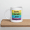 Purple Just Happens Quote Mug White Glossy Ceramic Coffee Cup Inspirational Gift For Her 0