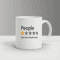 Funny One Star People Rating Mug Sarcastic Would Not Recommend Coffee Cup 0